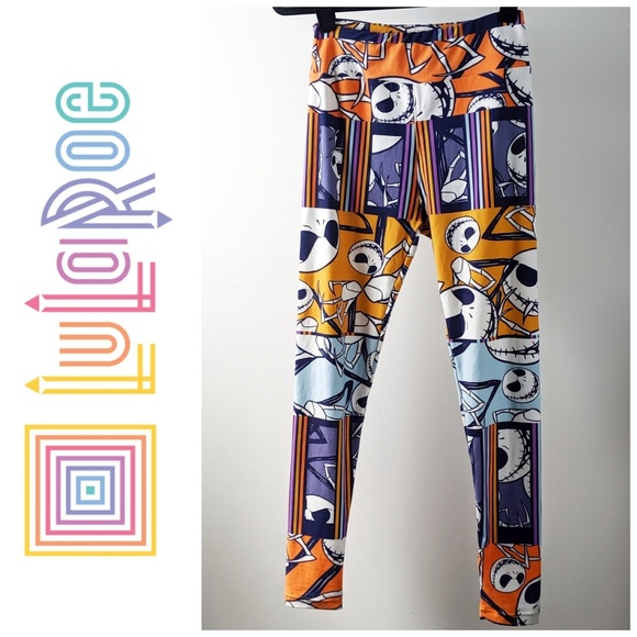 LuLaRoe Pants - Lularoe One Size Jack Skellington Leggings